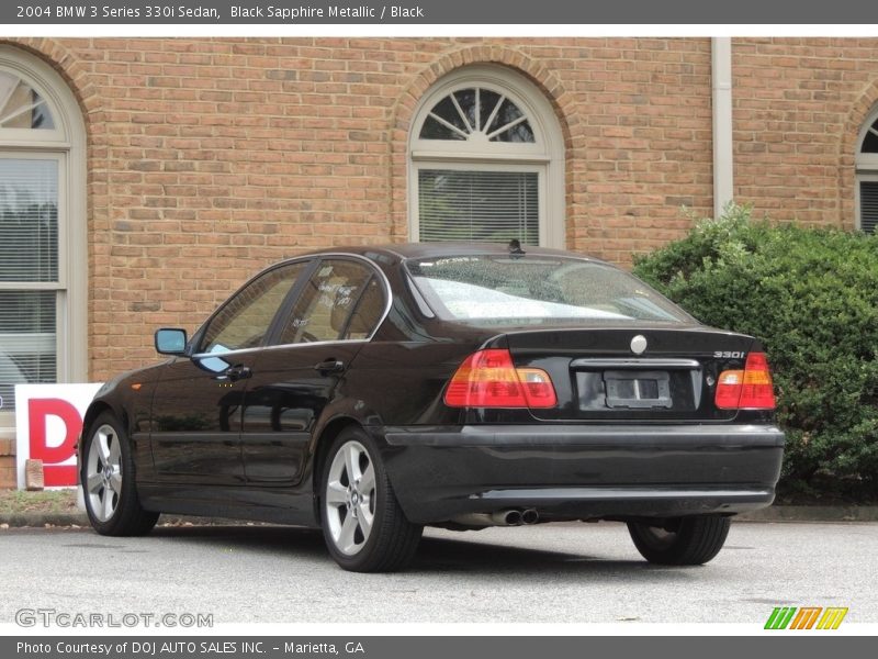 Black Sapphire Metallic / Black 2004 BMW 3 Series 330i Sedan