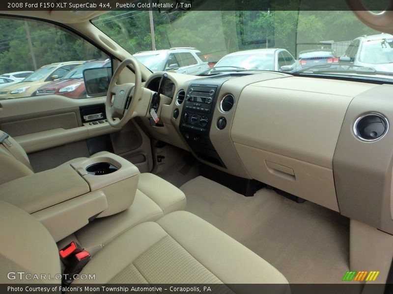 Pueblo Gold Metallic / Tan 2008 Ford F150 XLT SuperCab 4x4