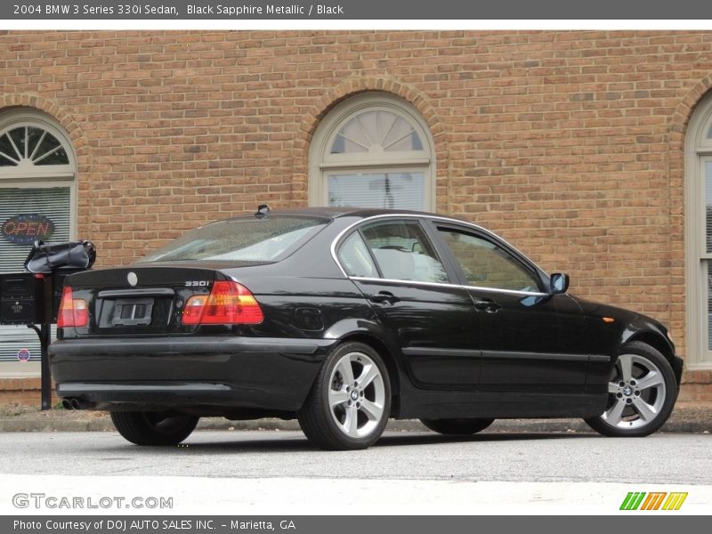Black Sapphire Metallic / Black 2004 BMW 3 Series 330i Sedan