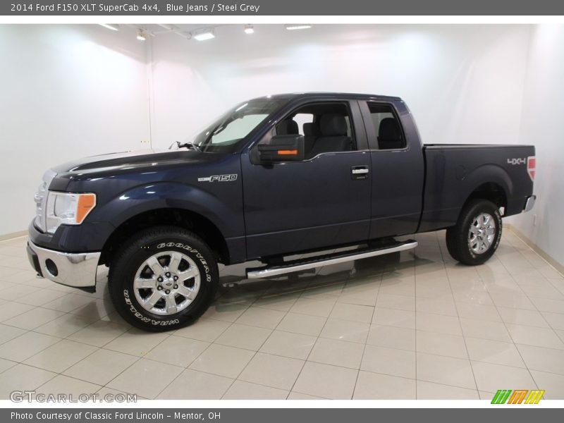 Blue Jeans / Steel Grey 2014 Ford F150 XLT SuperCab 4x4