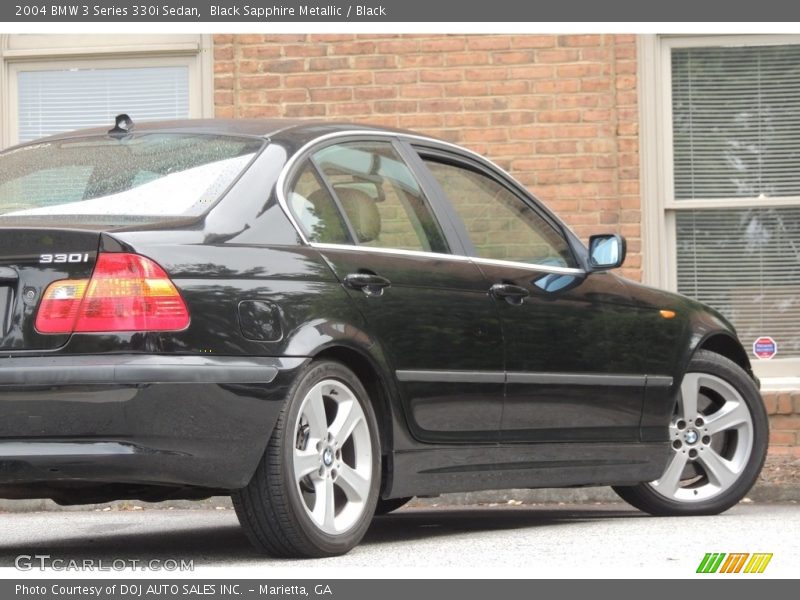 Black Sapphire Metallic / Black 2004 BMW 3 Series 330i Sedan