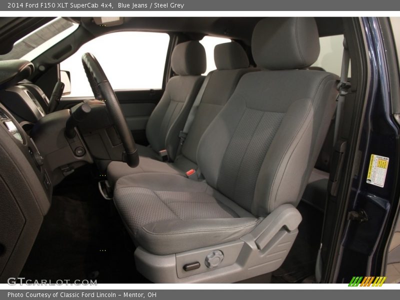 Blue Jeans / Steel Grey 2014 Ford F150 XLT SuperCab 4x4
