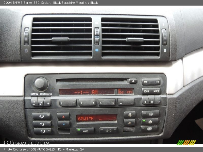 Black Sapphire Metallic / Black 2004 BMW 3 Series 330i Sedan