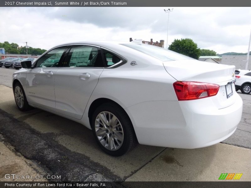 Summit White / Jet Black/Dark Titanium 2017 Chevrolet Impala LS