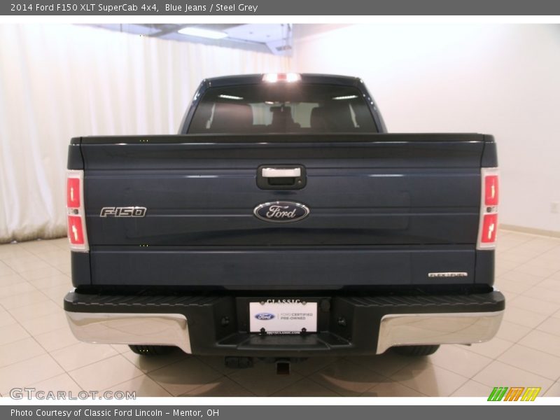 Blue Jeans / Steel Grey 2014 Ford F150 XLT SuperCab 4x4