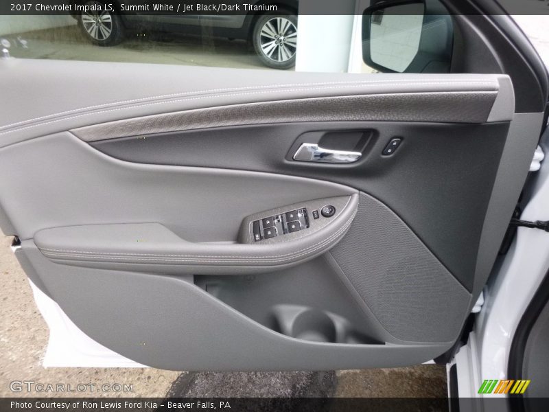 Summit White / Jet Black/Dark Titanium 2017 Chevrolet Impala LS