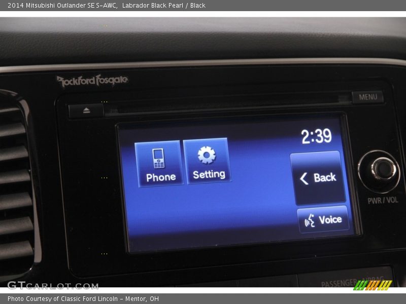 Labrador Black Pearl / Black 2014 Mitsubishi Outlander SE S-AWC