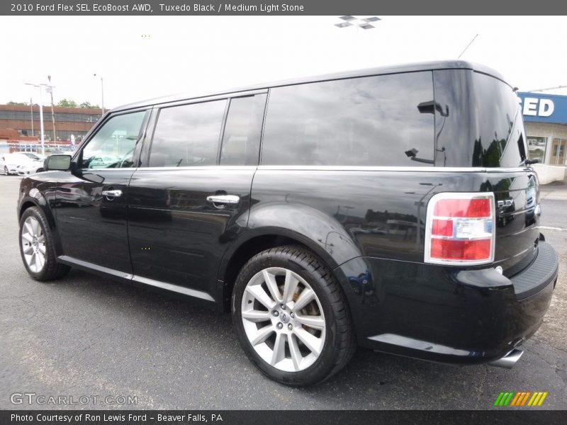 Tuxedo Black / Medium Light Stone 2010 Ford Flex SEL EcoBoost AWD
