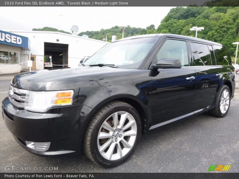 Tuxedo Black / Medium Light Stone 2010 Ford Flex SEL EcoBoost AWD