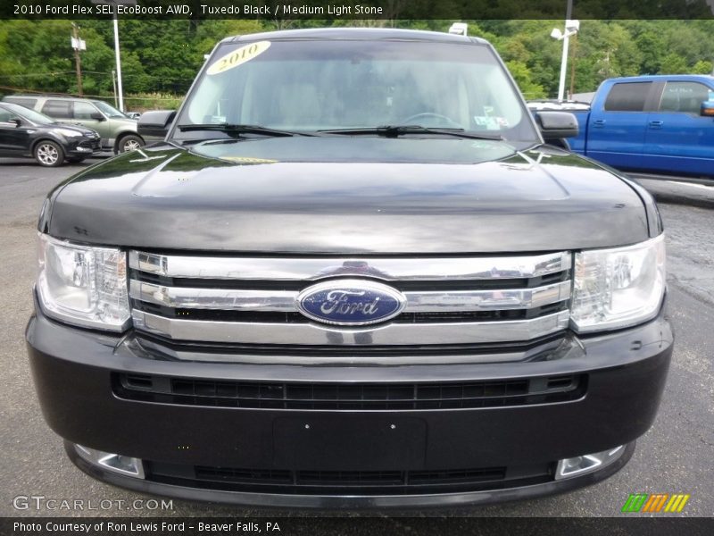 Tuxedo Black / Medium Light Stone 2010 Ford Flex SEL EcoBoost AWD
