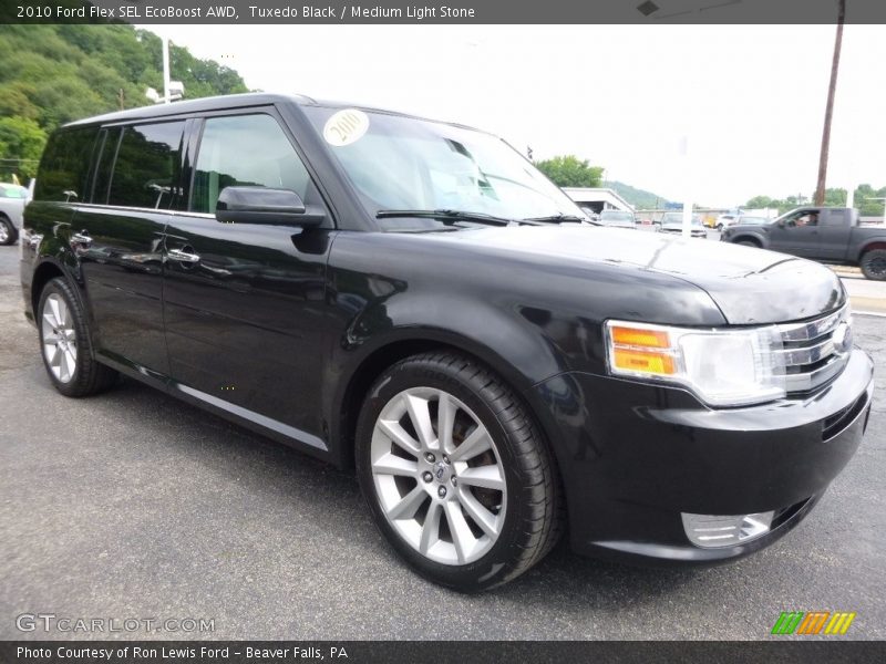 Tuxedo Black / Medium Light Stone 2010 Ford Flex SEL EcoBoost AWD