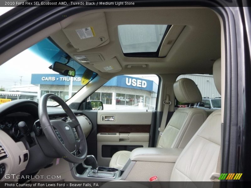 Tuxedo Black / Medium Light Stone 2010 Ford Flex SEL EcoBoost AWD