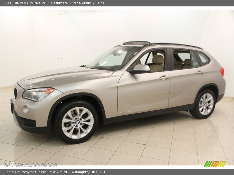 Cashmere Silver Metallic / Beige 2013 BMW X1 xDrive 28i