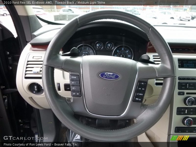 Tuxedo Black / Medium Light Stone 2010 Ford Flex SEL EcoBoost AWD