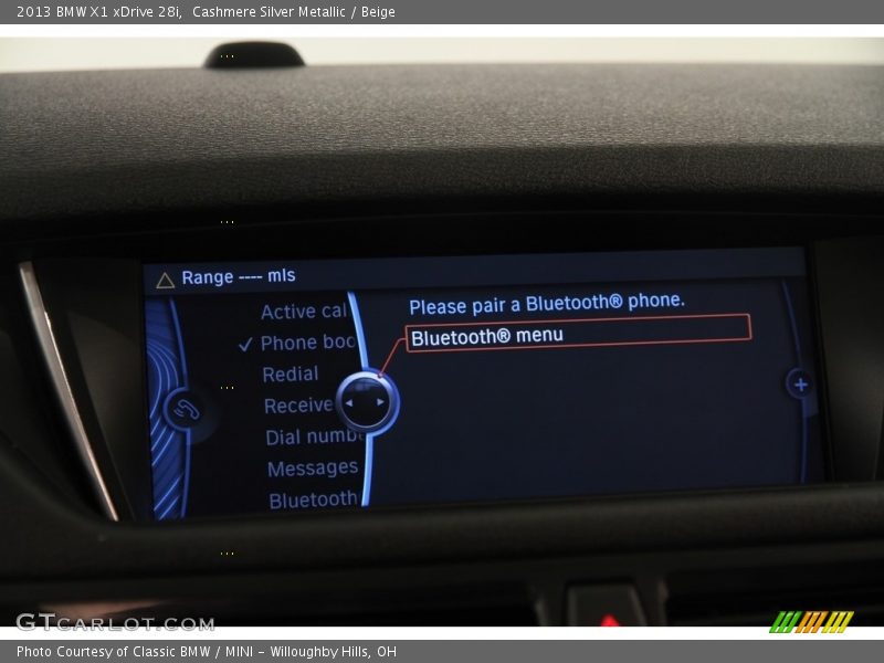 Cashmere Silver Metallic / Beige 2013 BMW X1 xDrive 28i