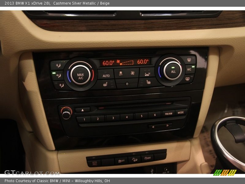 Cashmere Silver Metallic / Beige 2013 BMW X1 xDrive 28i