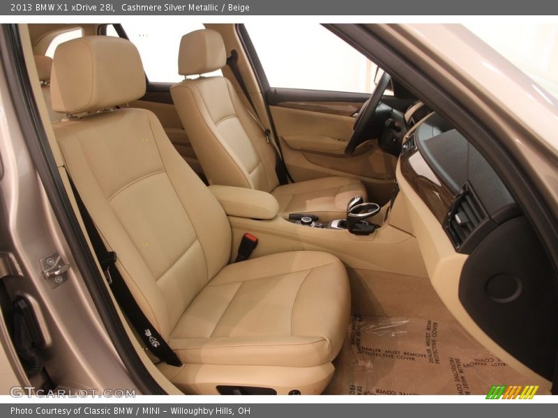 Cashmere Silver Metallic / Beige 2013 BMW X1 xDrive 28i