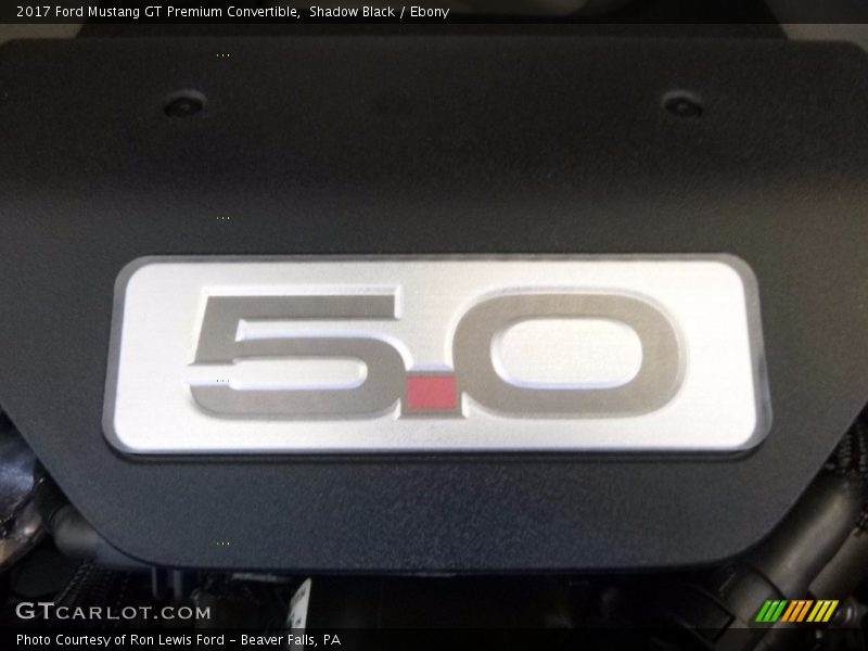 Shadow Black / Ebony 2017 Ford Mustang GT Premium Convertible