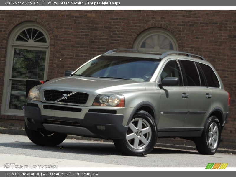 Willow Green Metallic / Taupe/Light Taupe 2006 Volvo XC90 2.5T