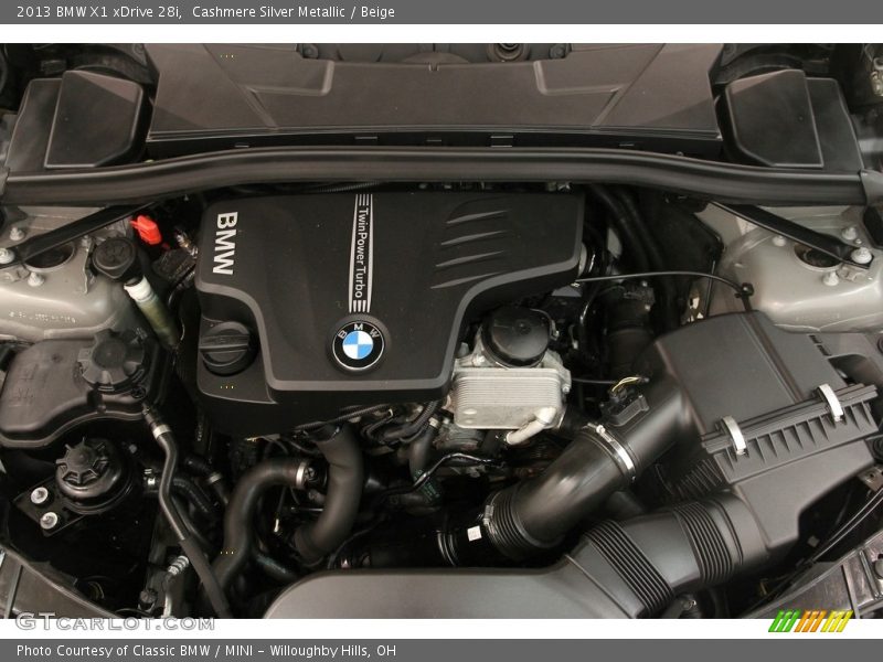 Cashmere Silver Metallic / Beige 2013 BMW X1 xDrive 28i