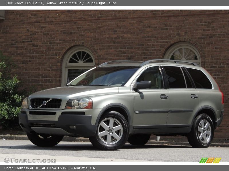 Willow Green Metallic / Taupe/Light Taupe 2006 Volvo XC90 2.5T