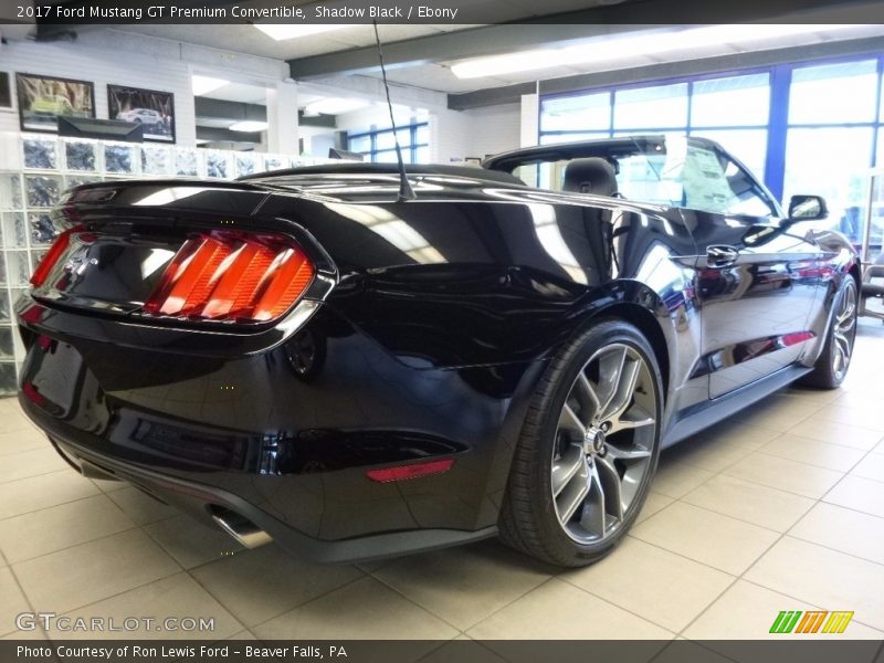 Shadow Black / Ebony 2017 Ford Mustang GT Premium Convertible