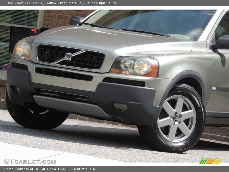 Willow Green Metallic / Taupe/Light Taupe 2006 Volvo XC90 2.5T