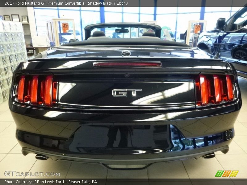  2017 Mustang GT Premium Convertible Shadow Black