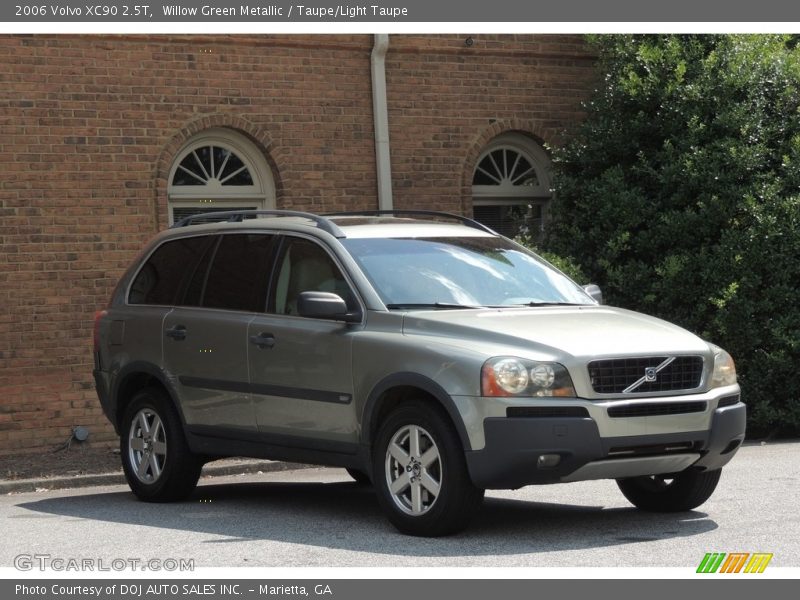 Willow Green Metallic / Taupe/Light Taupe 2006 Volvo XC90 2.5T