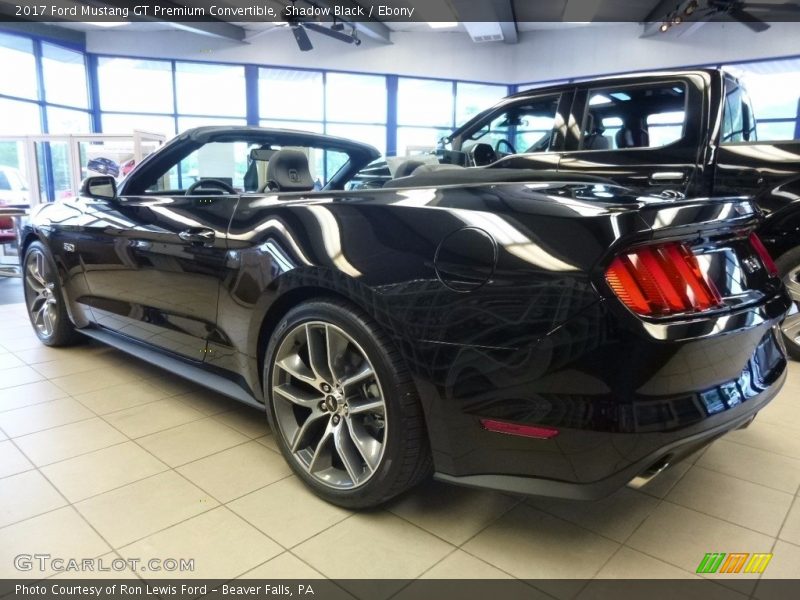 Shadow Black / Ebony 2017 Ford Mustang GT Premium Convertible