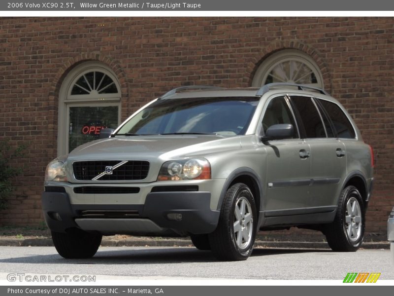 Willow Green Metallic / Taupe/Light Taupe 2006 Volvo XC90 2.5T