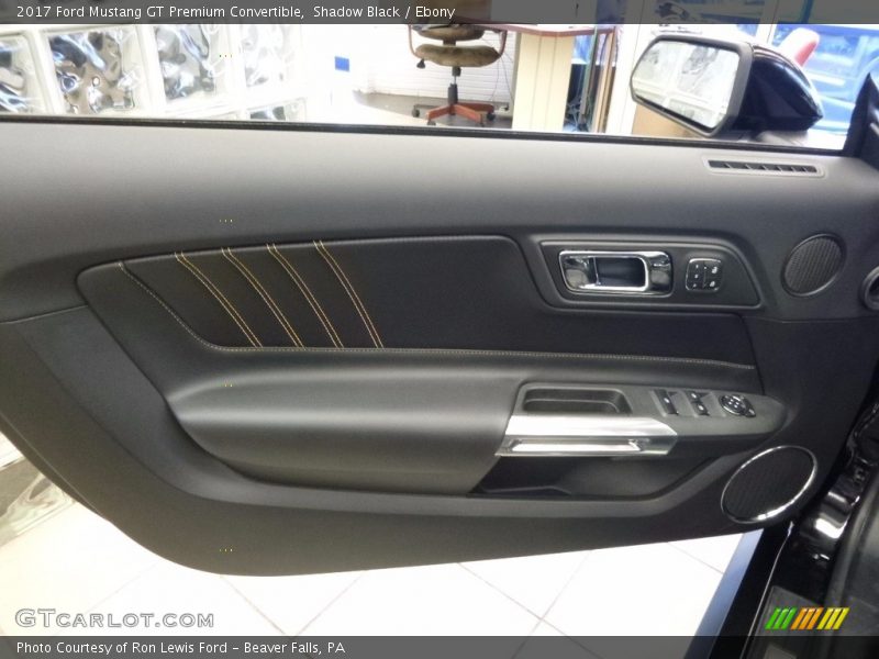 Shadow Black / Ebony 2017 Ford Mustang GT Premium Convertible