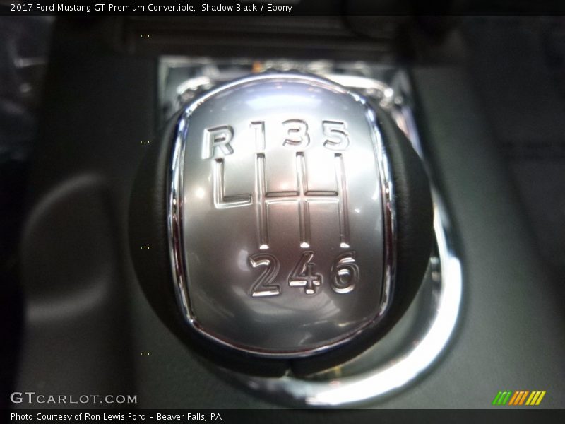 2017 Mustang GT Premium Convertible 6 Speed Manual Shifter
