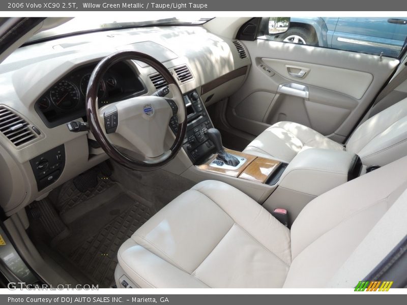 Willow Green Metallic / Taupe/Light Taupe 2006 Volvo XC90 2.5T