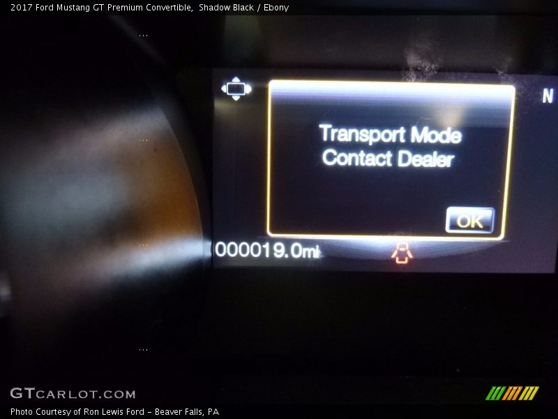 Shadow Black / Ebony 2017 Ford Mustang GT Premium Convertible