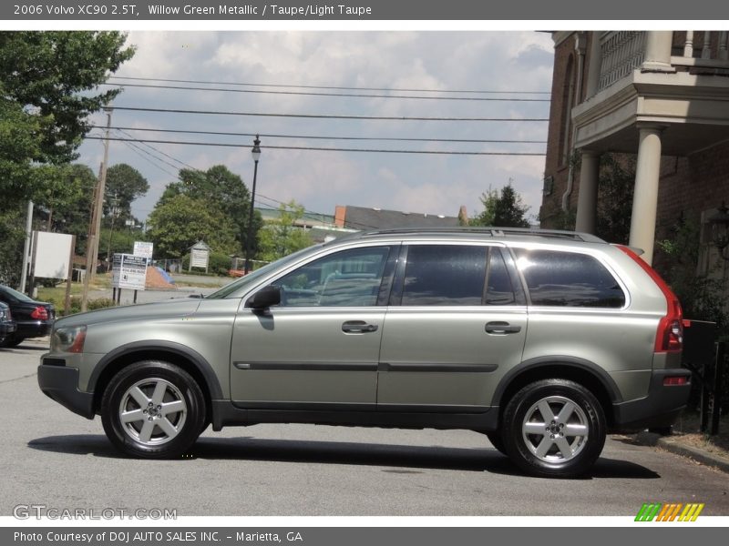 Willow Green Metallic / Taupe/Light Taupe 2006 Volvo XC90 2.5T