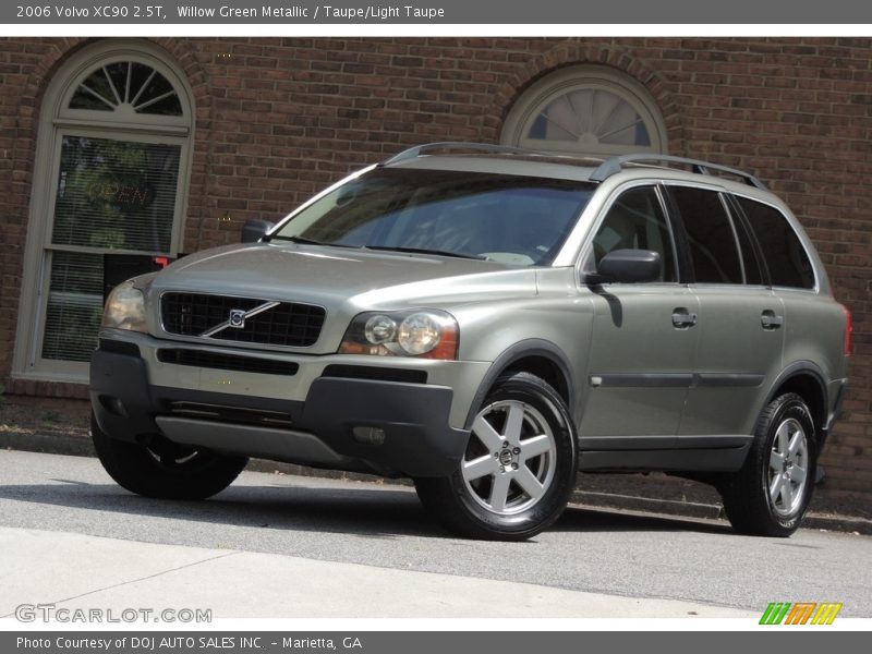 Willow Green Metallic / Taupe/Light Taupe 2006 Volvo XC90 2.5T