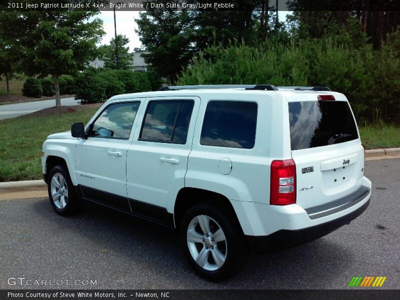 Bright White / Dark Slate Gray/Light Pebble 2011 Jeep Patriot Latitude X 4x4