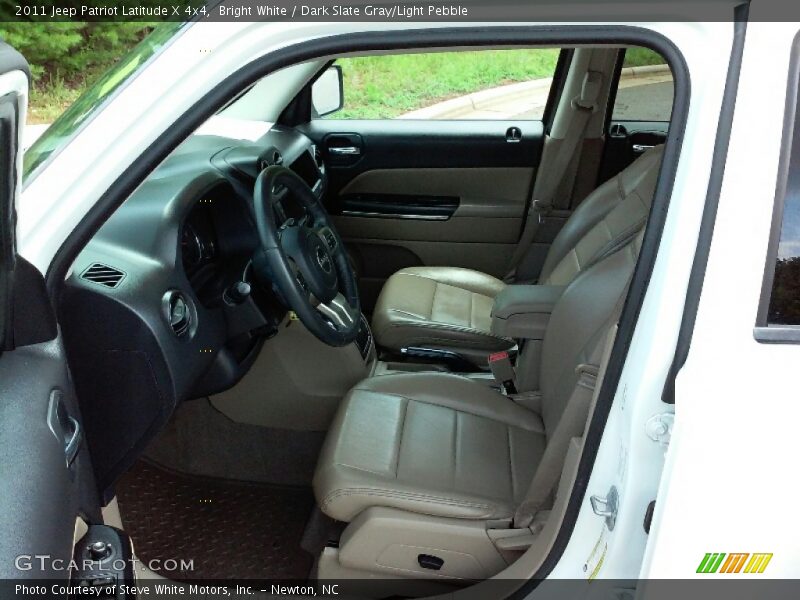 Bright White / Dark Slate Gray/Light Pebble 2011 Jeep Patriot Latitude X 4x4