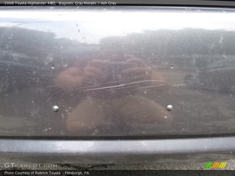 Magnetic Gray Metallic / Ash Gray 2008 Toyota Highlander 4WD
