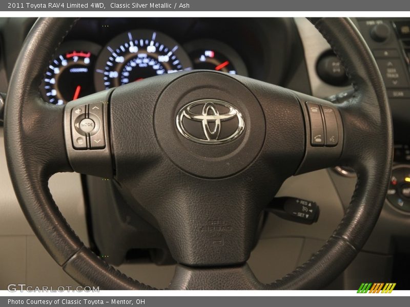 Classic Silver Metallic / Ash 2011 Toyota RAV4 Limited 4WD