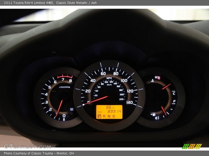 Classic Silver Metallic / Ash 2011 Toyota RAV4 Limited 4WD