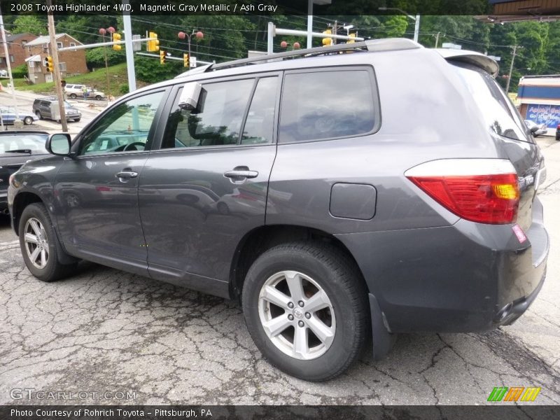 Magnetic Gray Metallic / Ash Gray 2008 Toyota Highlander 4WD
