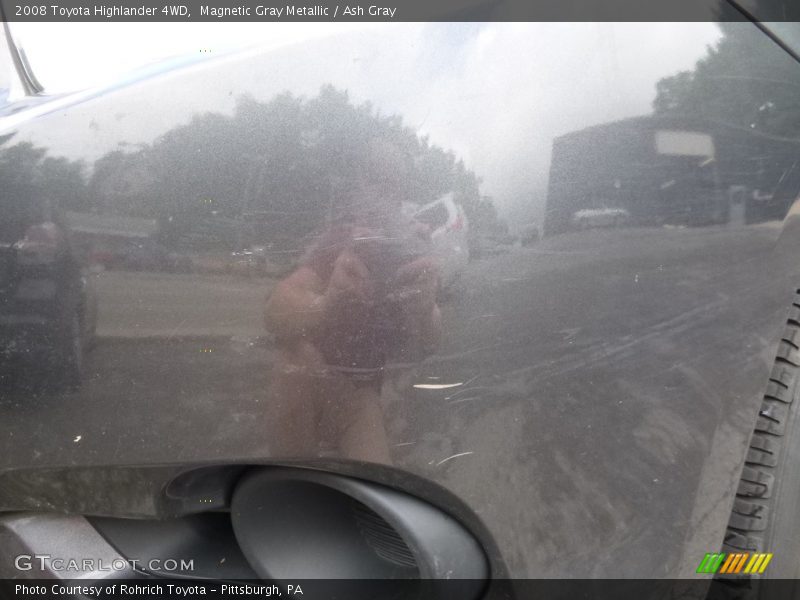Magnetic Gray Metallic / Ash Gray 2008 Toyota Highlander 4WD