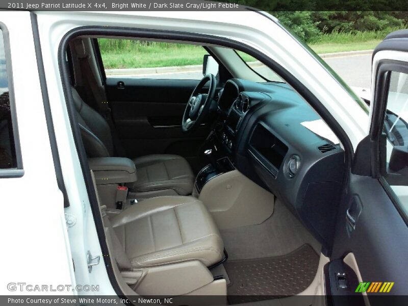 Bright White / Dark Slate Gray/Light Pebble 2011 Jeep Patriot Latitude X 4x4