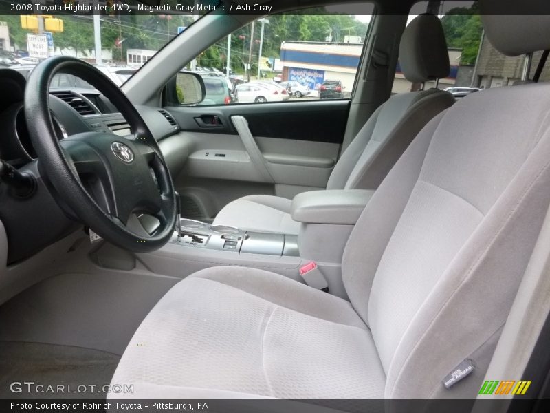 Magnetic Gray Metallic / Ash Gray 2008 Toyota Highlander 4WD