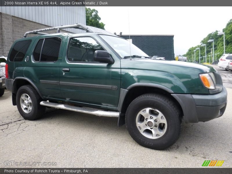 Alpine Green Metallic / Dusk 2000 Nissan Xterra XE V6 4x4