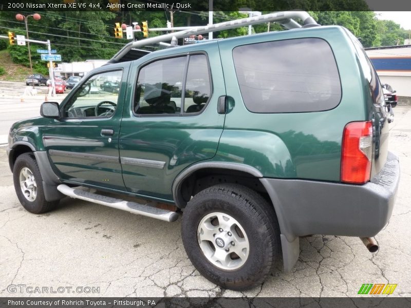 Alpine Green Metallic / Dusk 2000 Nissan Xterra XE V6 4x4