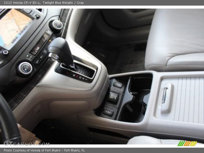 Twilight Blue Metallic / Gray 2013 Honda CR-V EX-L