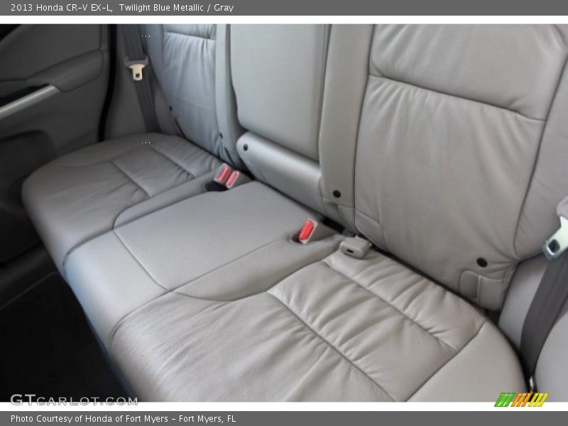 Twilight Blue Metallic / Gray 2013 Honda CR-V EX-L